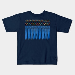 Blue threads design Kids T-Shirt